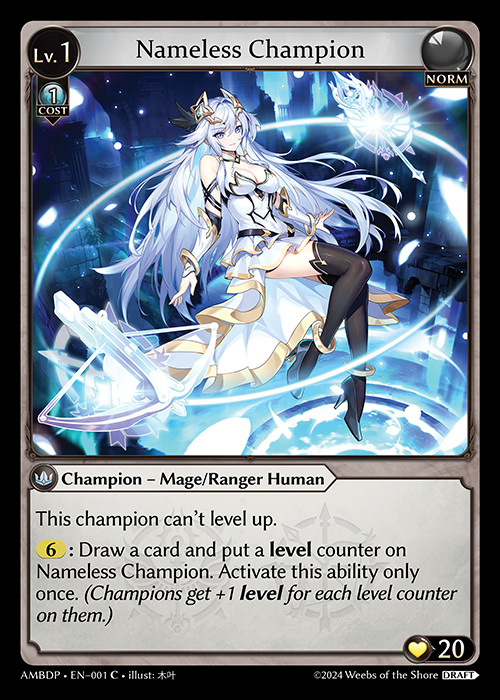 Nameless Champion (Mage/Ranger)