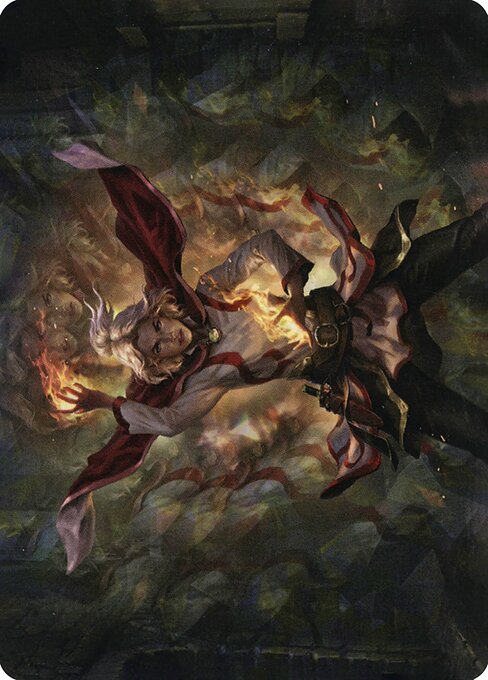 Delina, Wild Mage Art Card