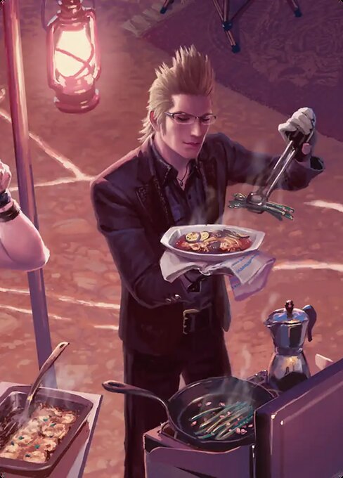 Campsite Cuisine Art Card