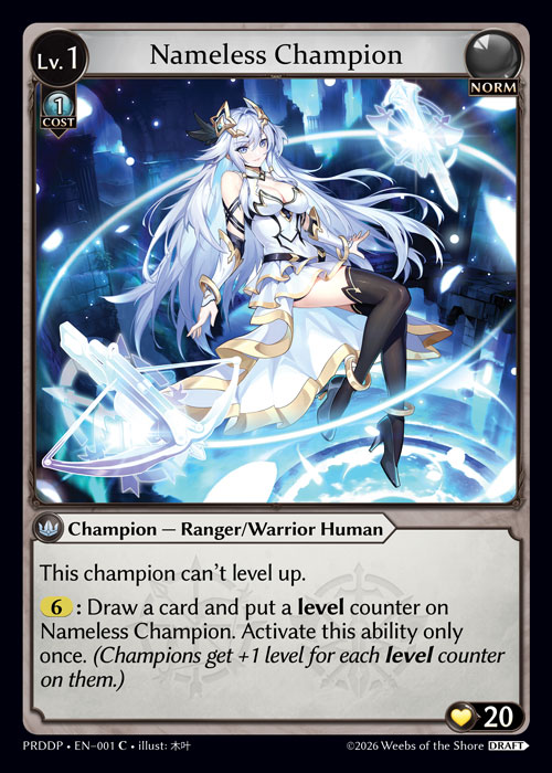 Nameless Champion (Ranger/Warrior)