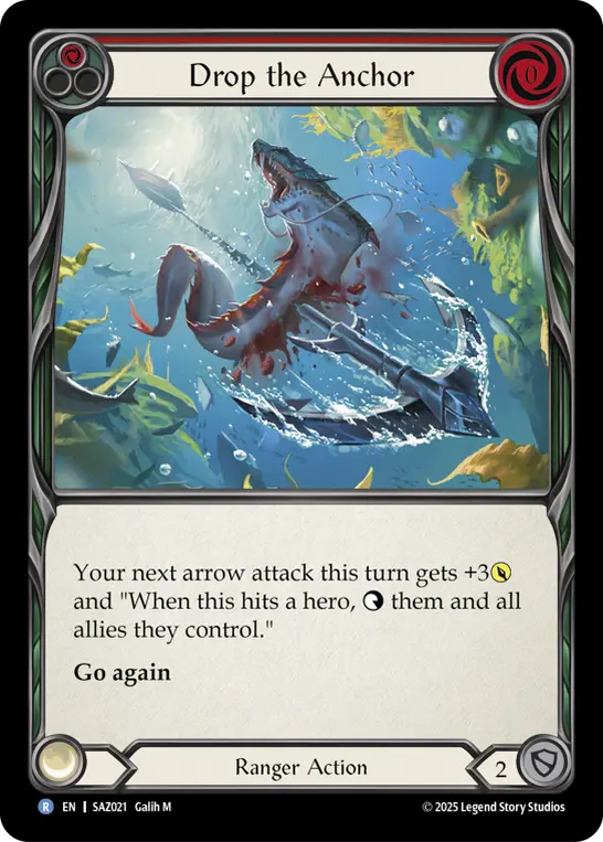 Drop the Anchor (Red)
