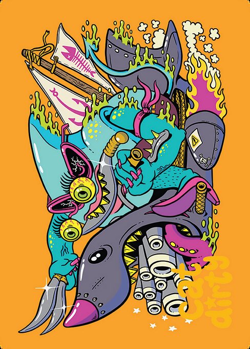 Fearless Swashbuckler Art Card
