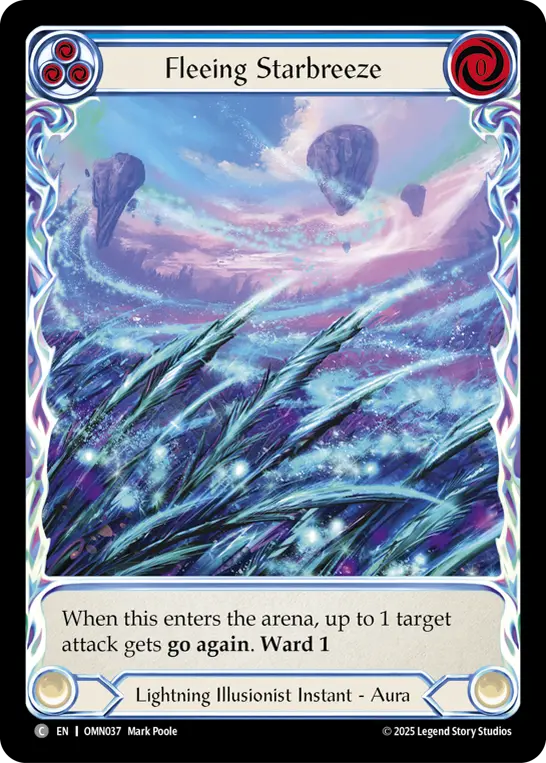 Fleeing Starbreeze (Blue)