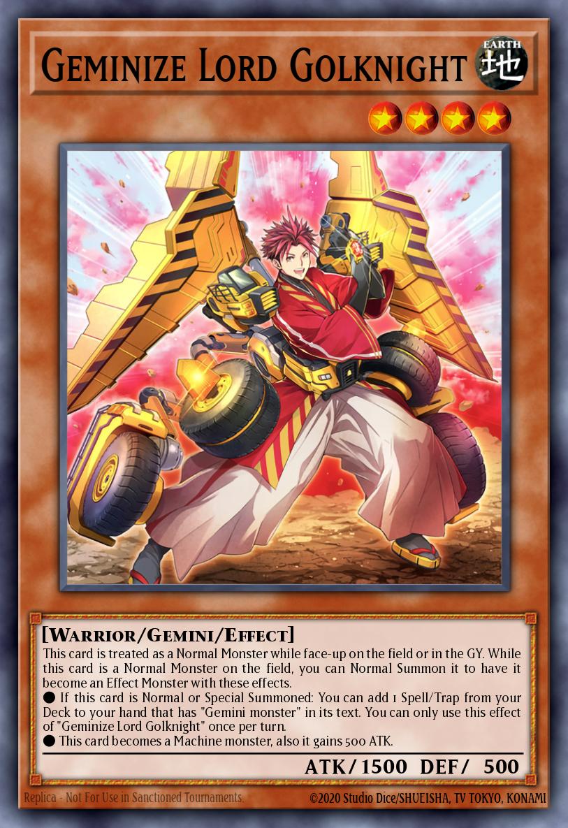 Geminize Lord Golknight