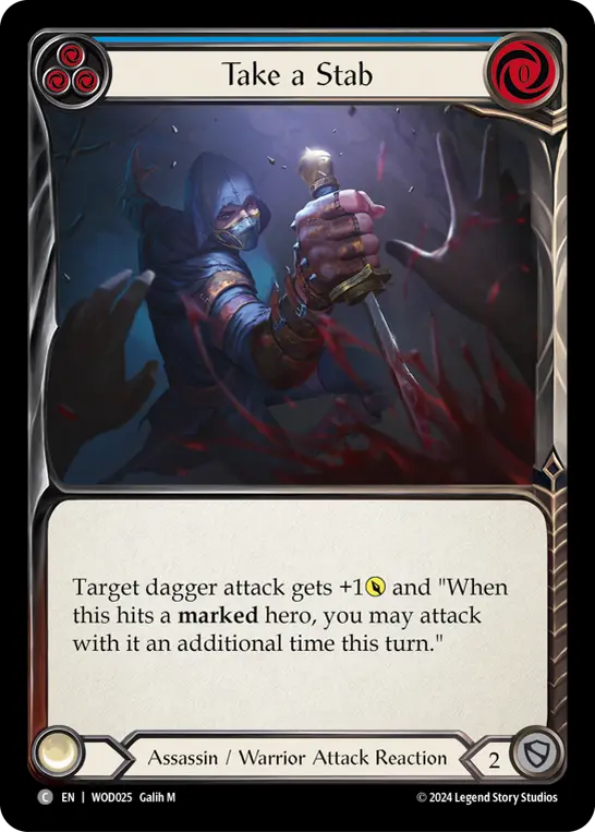 Take a Stab (Blue)