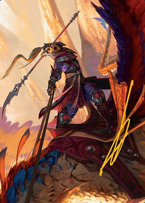 Dragonback Lancer Art Card