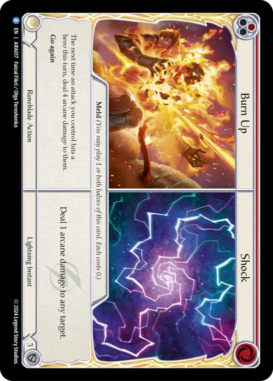 Burn Up // Shock (Red)