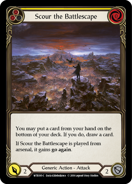 Scour the Battlescape (Yellow)