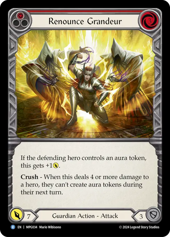 Renounce Grandeur (Red)
