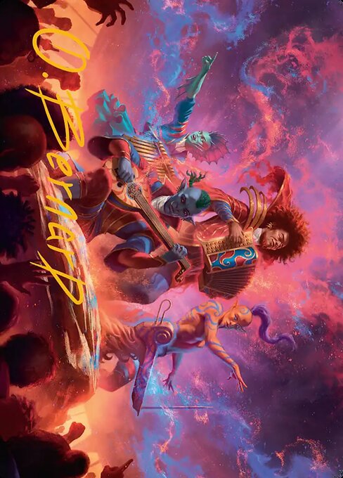 Zaffai and the Tempests Art Card
