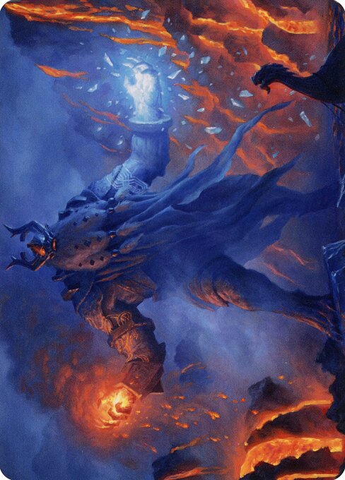 Aegar, the Freezing Flame Art Card
