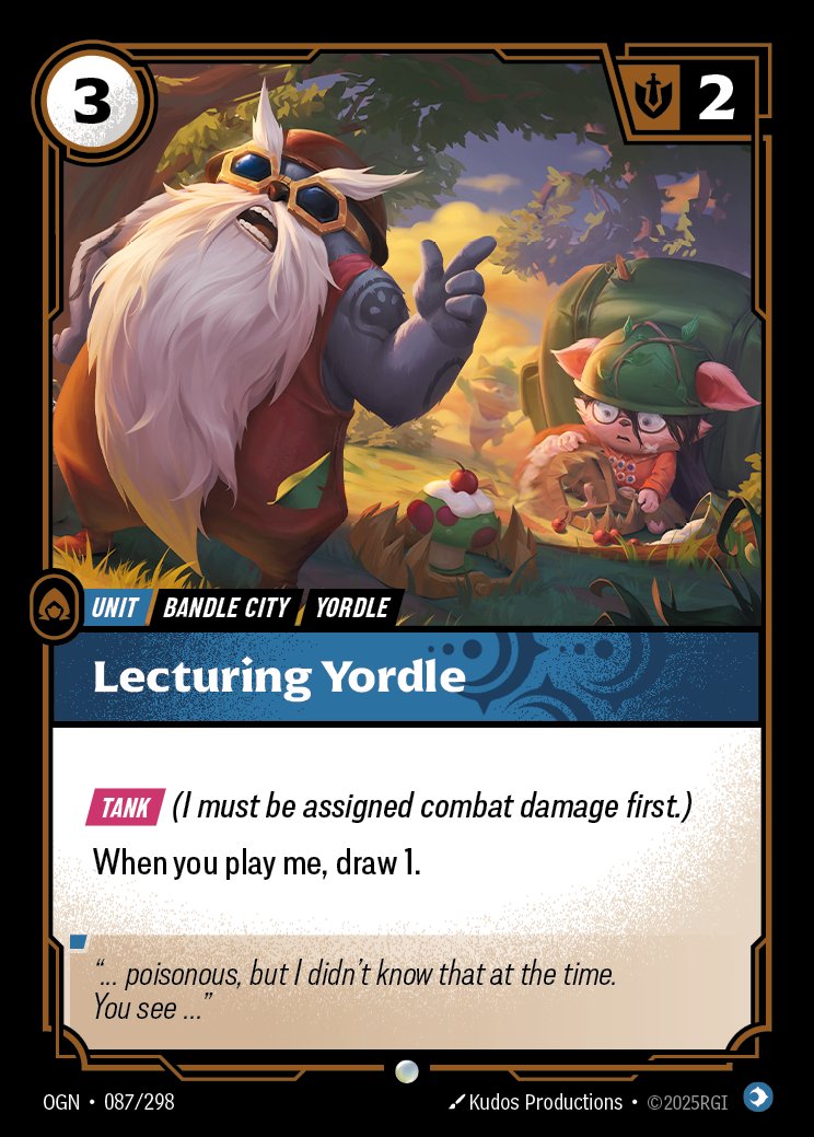 Lecturing Yordle