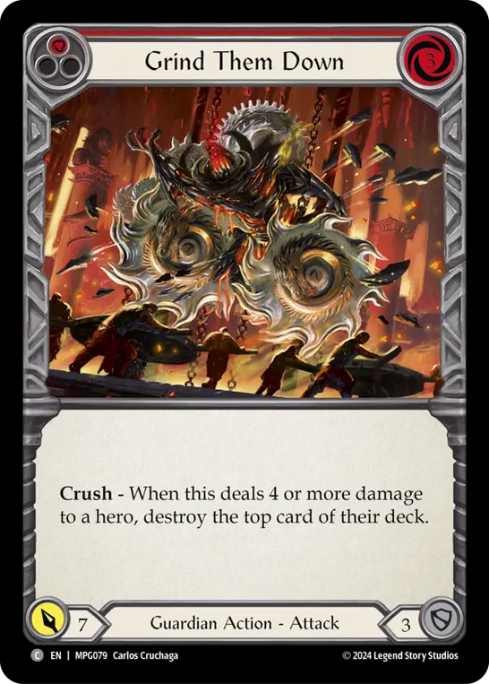 Grind Them Down (Red)