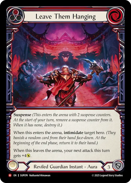 Leave Them Hanging (Red)