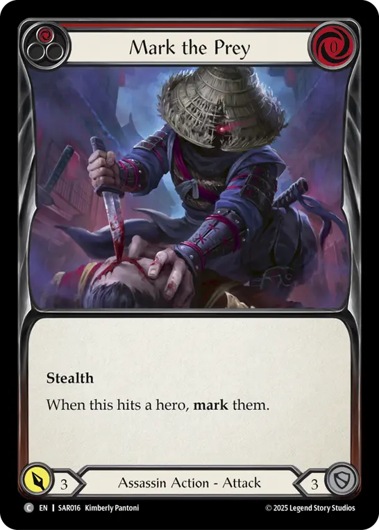 Mark the Prey (Red)