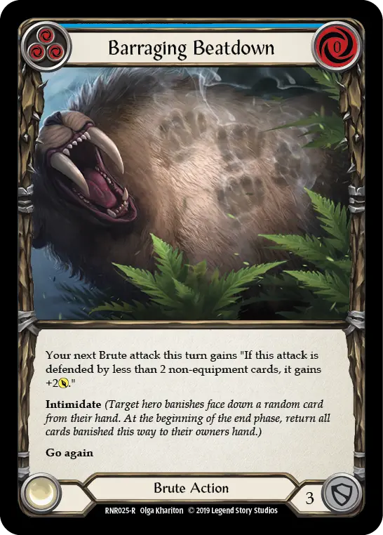 Barraging Beatdown (Blue)