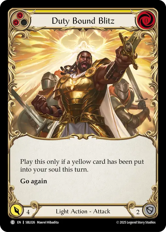 Duty Bound Blitz (Yellow)