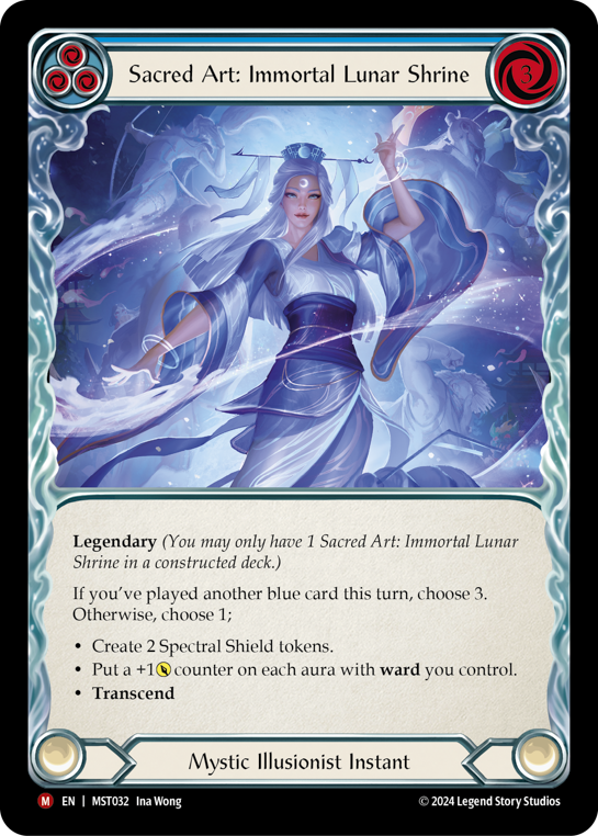 Sacred Art: Immortal Lunar Shrine (Blue)