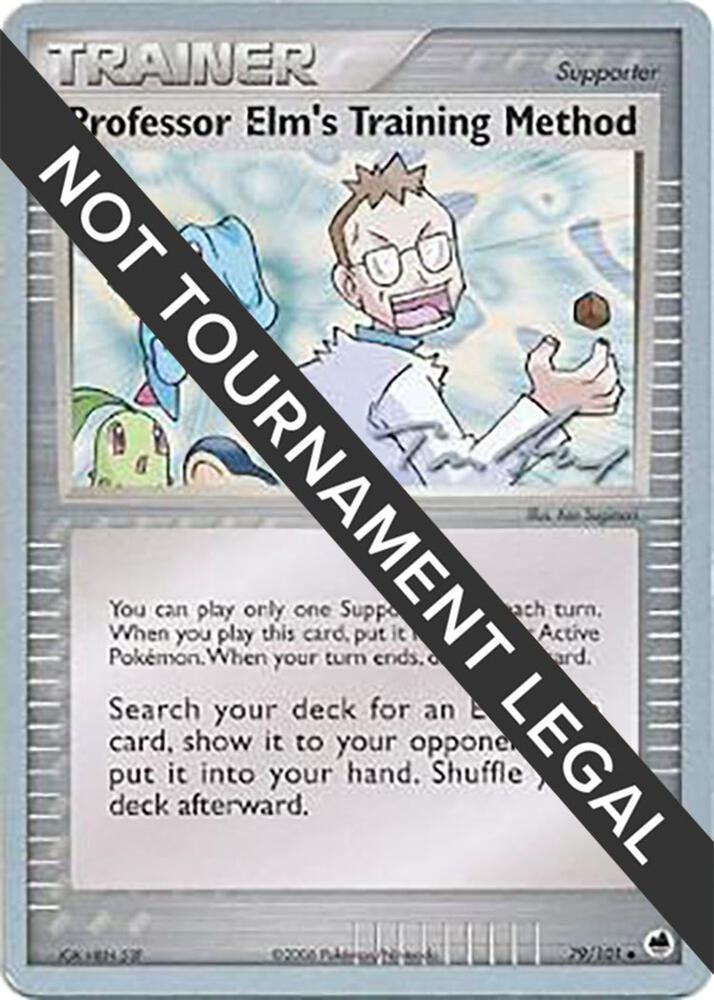 Professor Elm's Training Method
