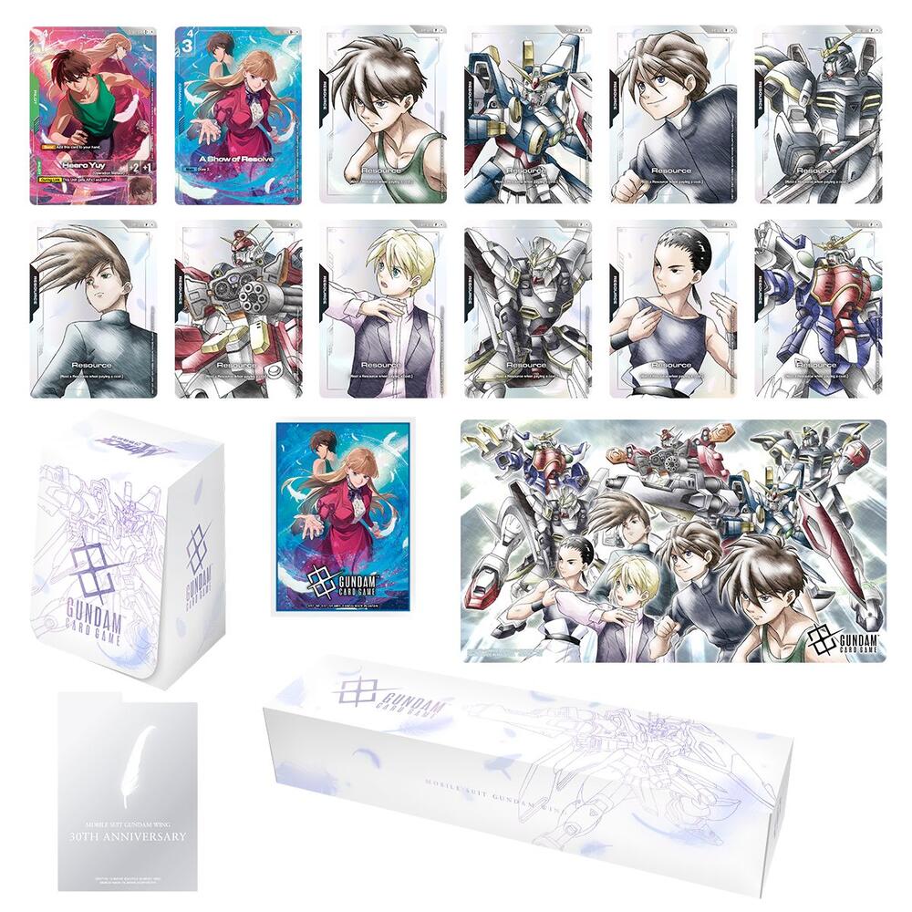 [PB01] Gundam Card Game Premium Accessory Set - Mobile Suit Gundam Wing