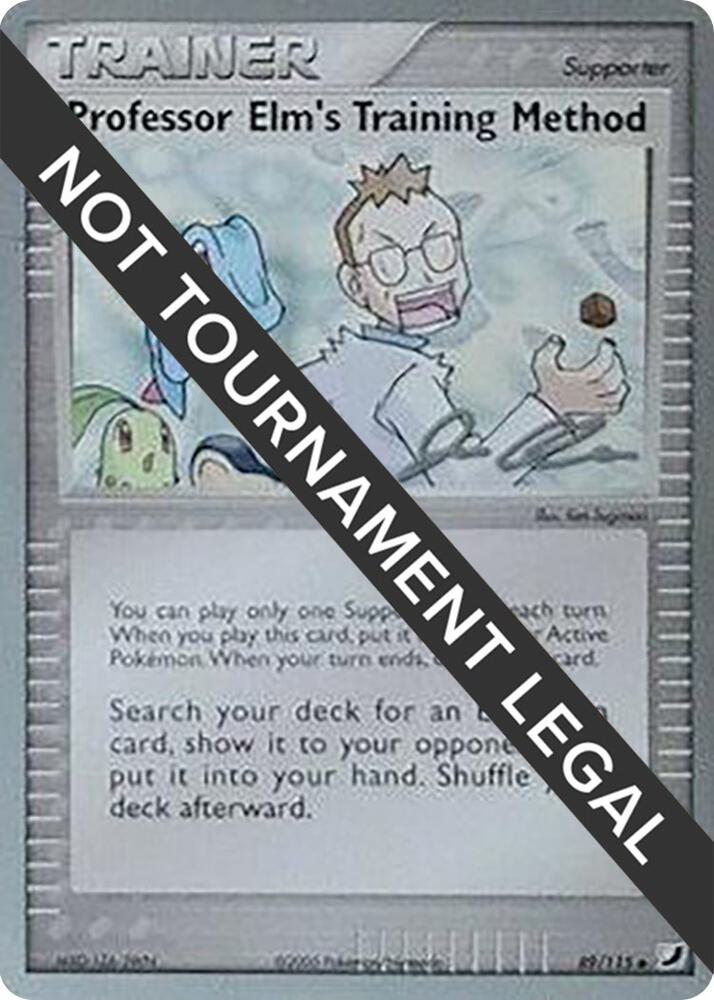 Professor Elm's Training Method