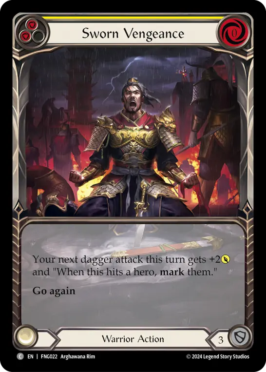 Sworn Vengeance (Yellow)