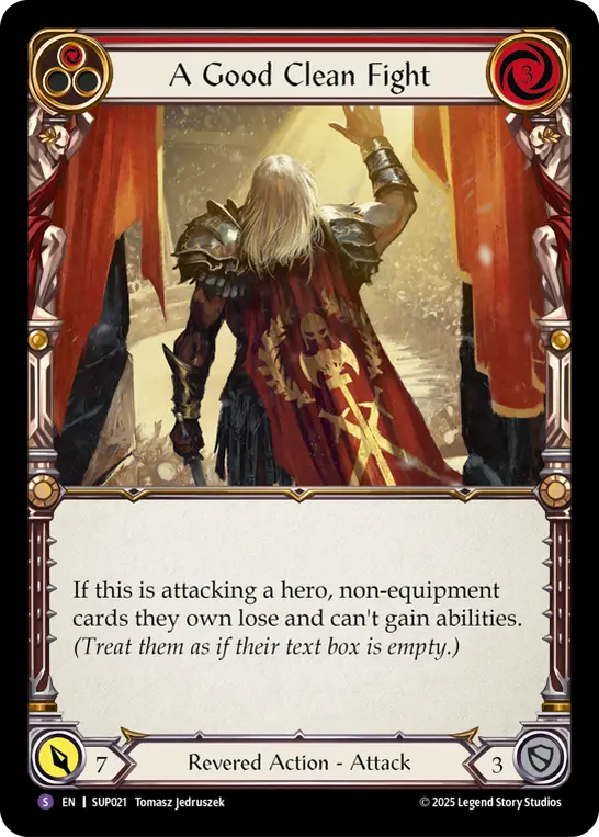 A Good Clean Fight (Red)