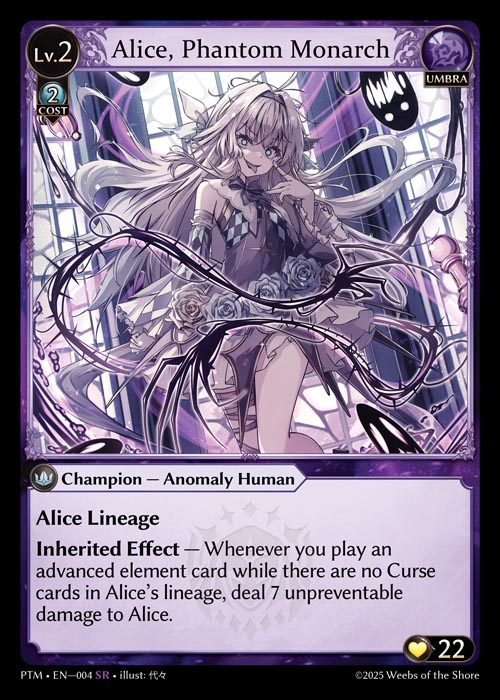 Alice, Phantom Monarch