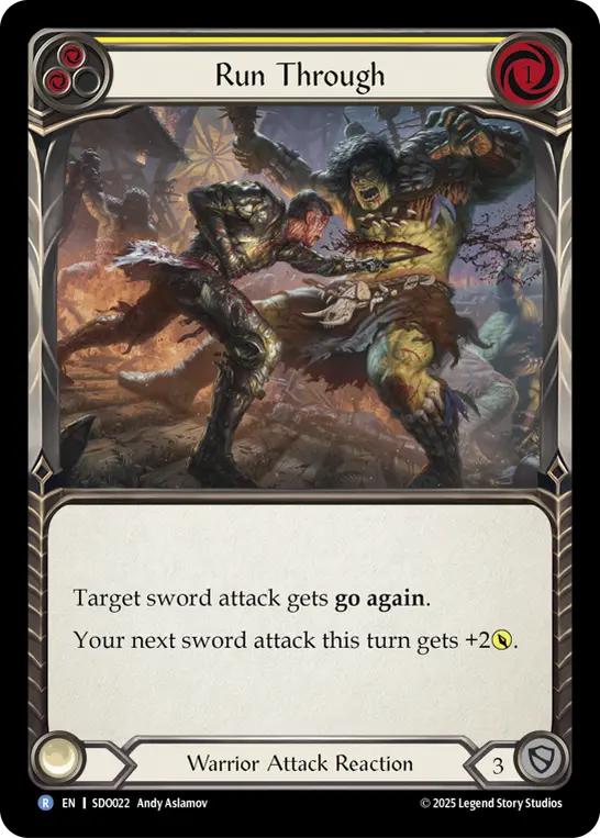 Run Through (Yellow)