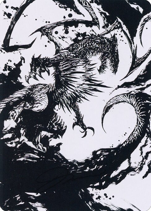 Skithiryx, the Blight Dragon Art Card
