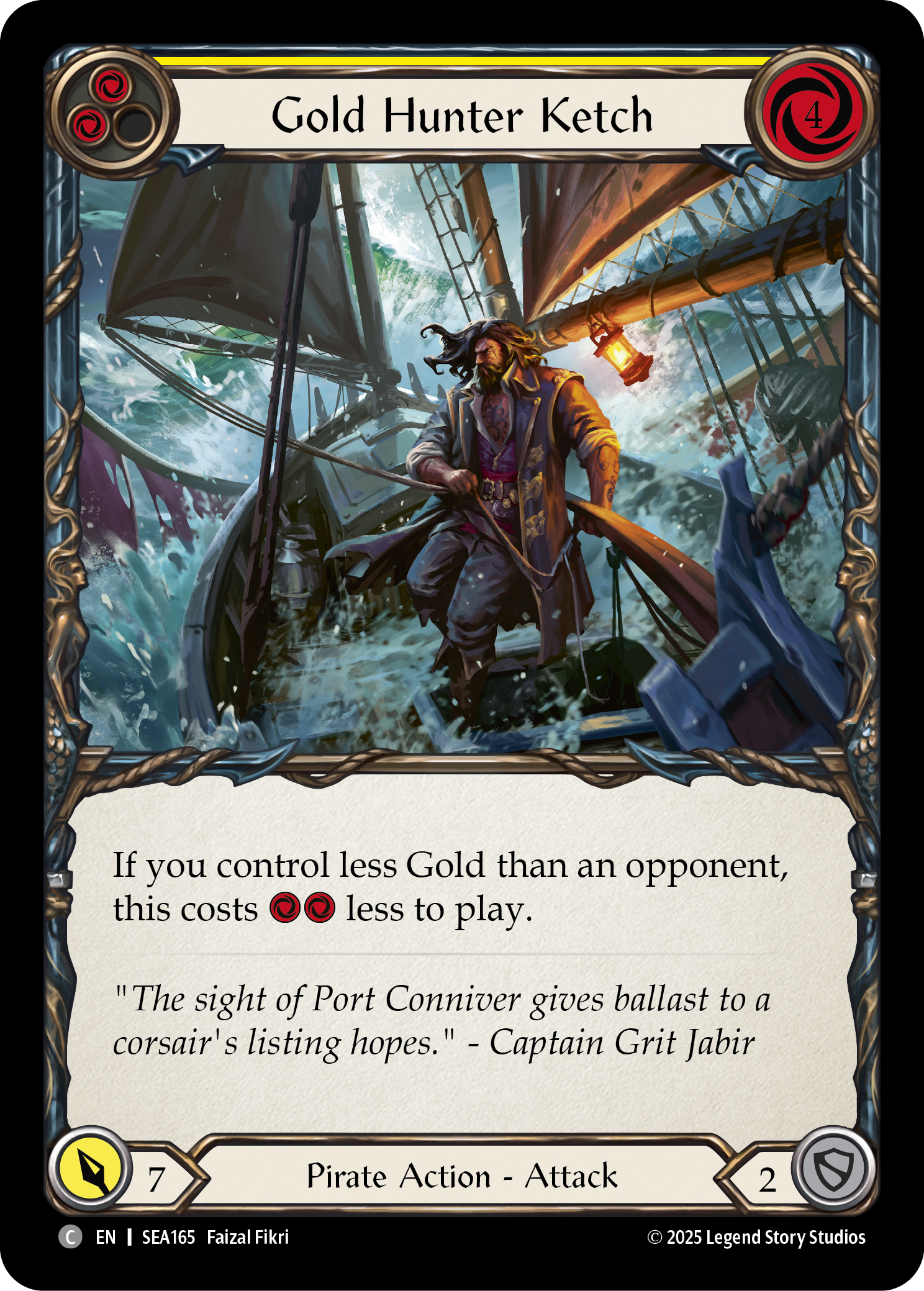 Gold Hunter Ketch (Yellow)