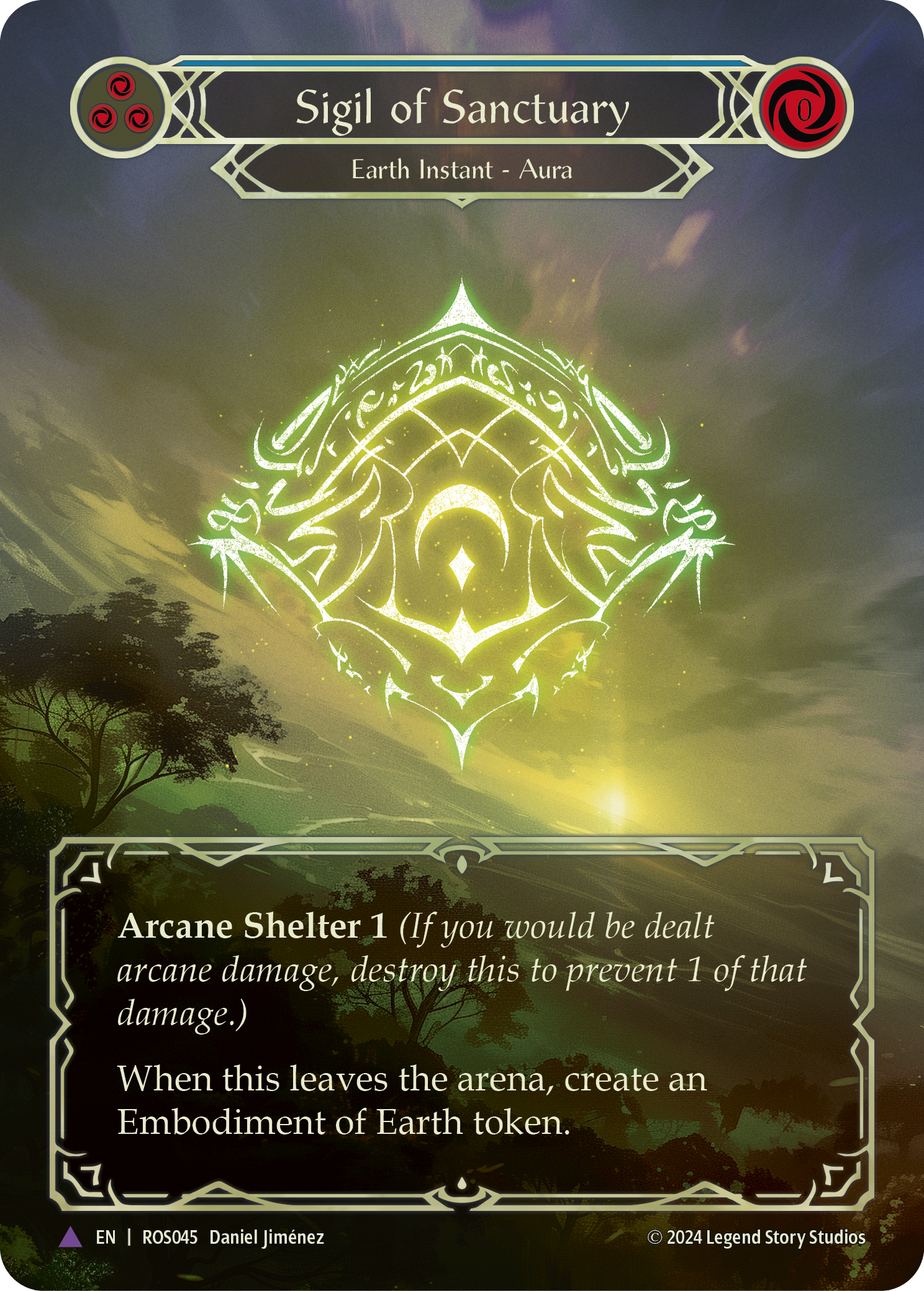 Sigil of Sanctuary (Blue)