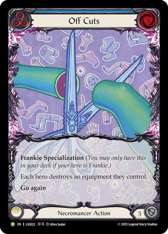 Off Cuts (Blue)