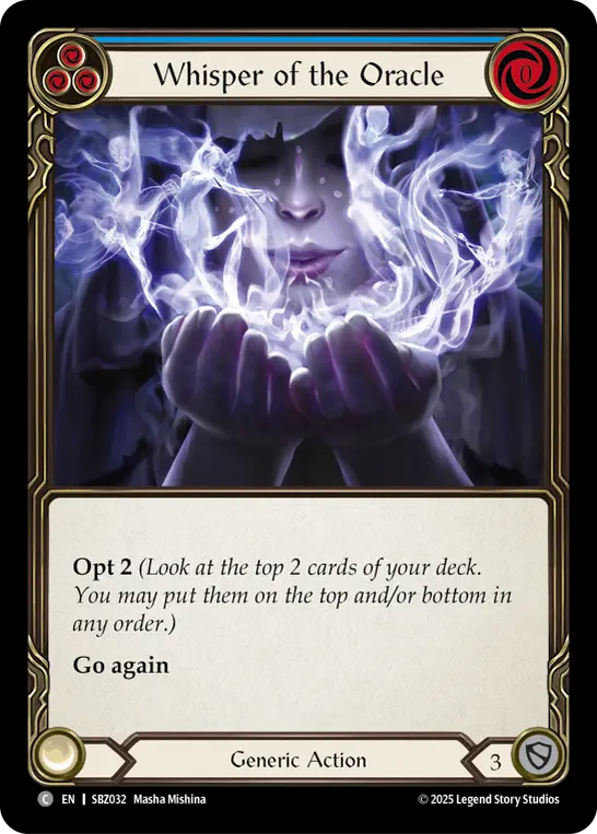 Whisper of the Oracle (Blue)