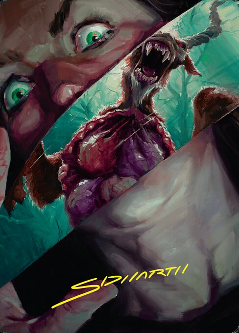 Hauntwoods Shrieker Art Card