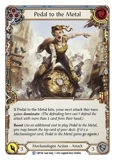 Pedal to the Metal (Blue)