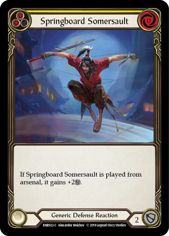 Springboard Somersault (Yellow)