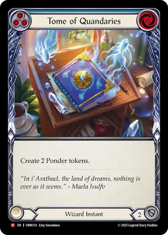 Tome of Quandaries (Blue)