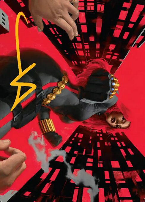 Black Widow, Deadly Hunter Art Card
