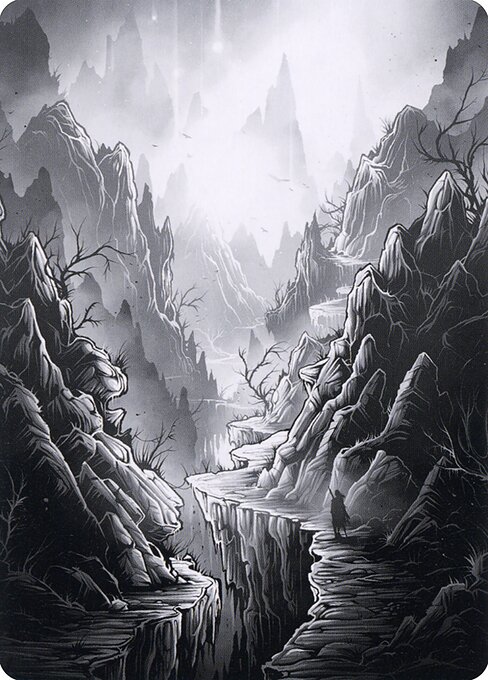 Mountain Art Card