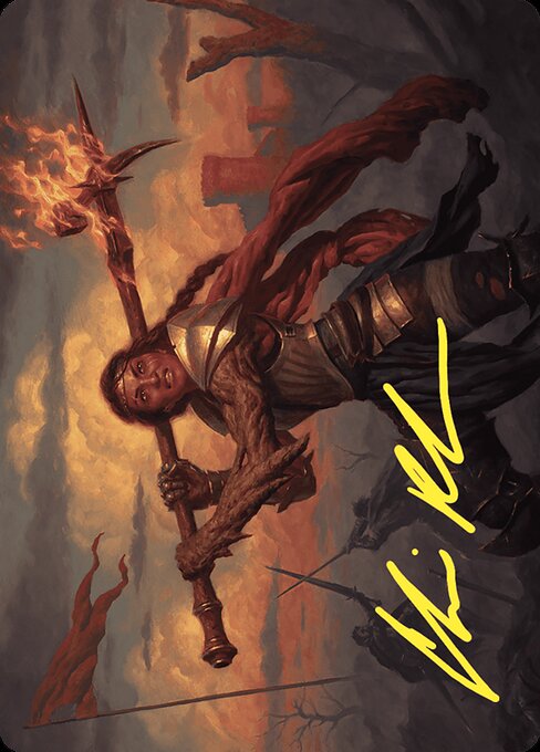 Imodane, the Pyrohammer Art Card