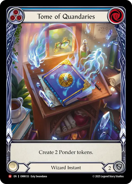 Tome of Quandaries (Blue)