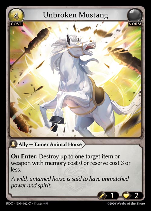 Unbroken Mustang
