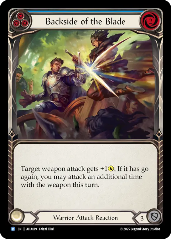 Backside of the Blade (Blue)