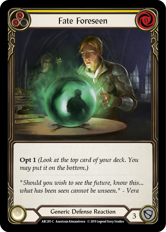 Fate Foreseen (Yellow)