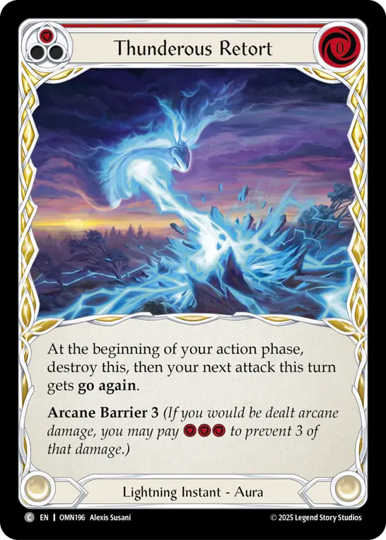 Thunderous Retort (Red)