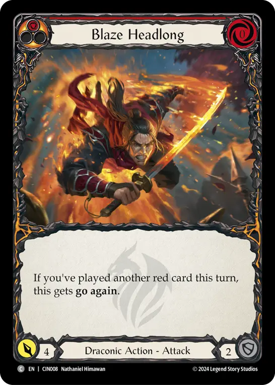 Blaze Headlong (Red)