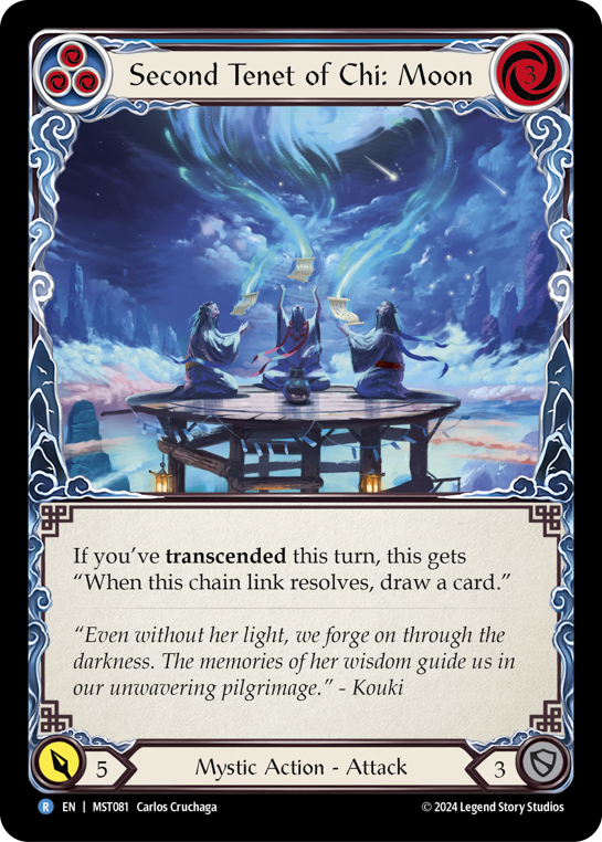 Second Tenet of Chi: Moon (Blue)