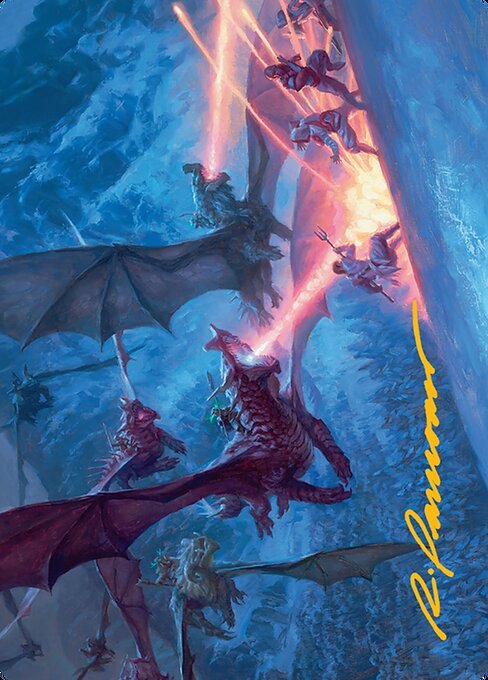 Dragonback Assault Art Card