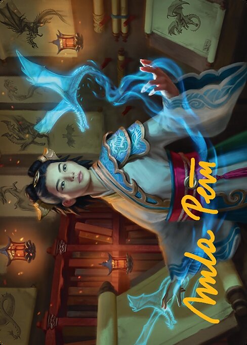 Dragonologist Art Card